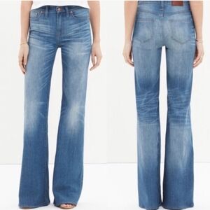 Madewell Light Blue High-Rise Flare Jeans